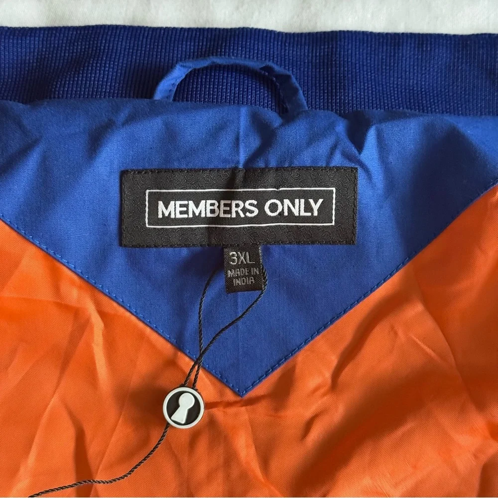 Members Only‎ Jacket 3XL New York Islanders Inaugural Season Member Hockey NHL